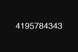4195784343