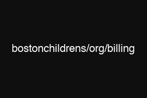bostonchildrens/org/billing