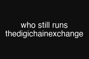 who still runs thedigichainexchange